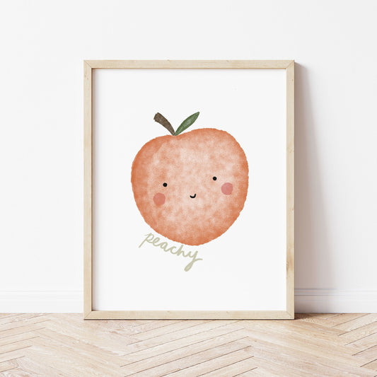 The Little Jones Happy Peach Print