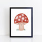The Little Jones Happy Toadstool Print