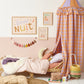 Bonne Nuit Kids Art Print by Hibou Home