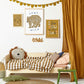 I Love You More Than Toast Kids Art Print by Hibou Home