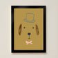 Bruno Dog Art Print by Hibou Home