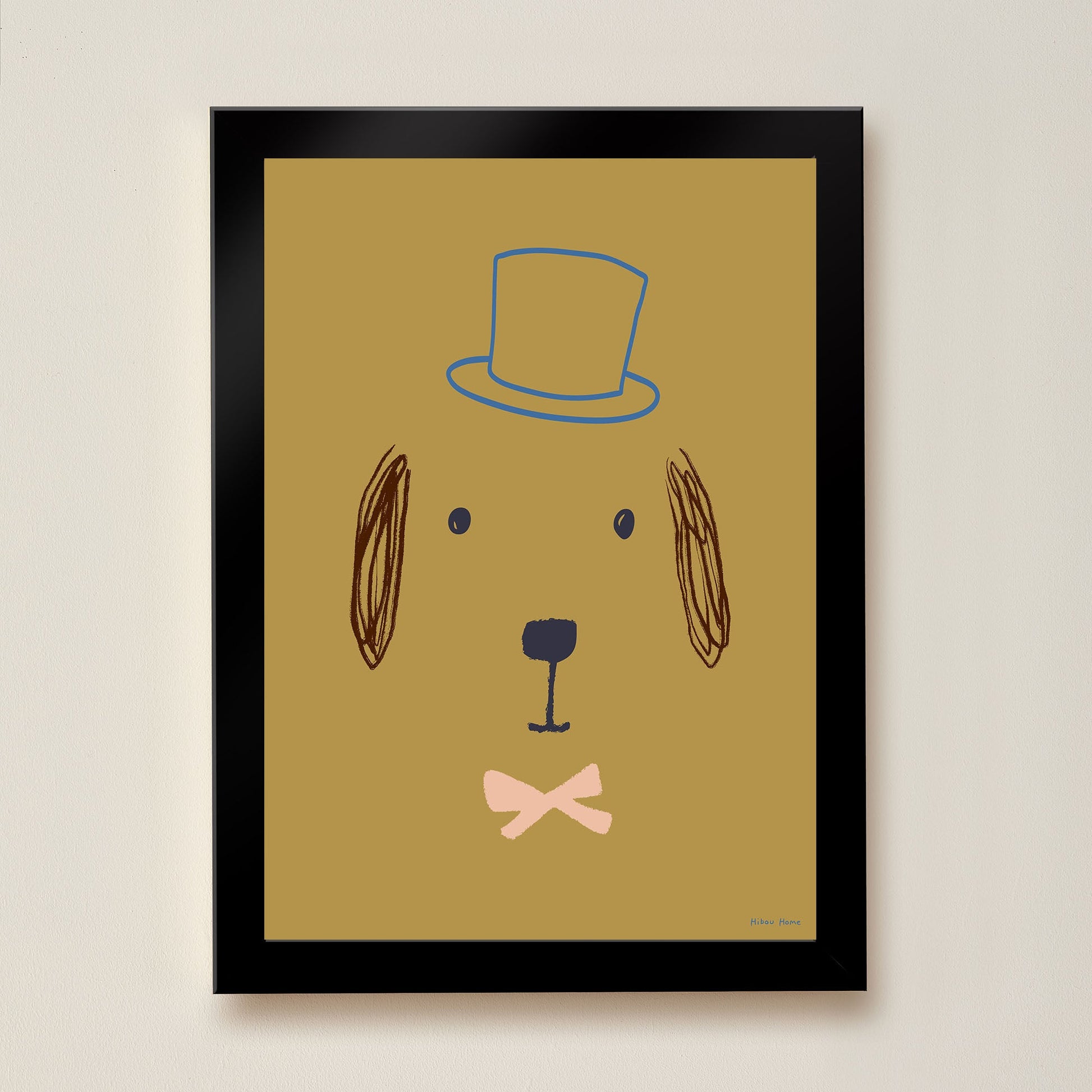 Bruno Dog Art Print by Hibou Home