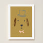 Bruno Dog Art Print by Hibou Home