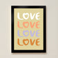 LOVE Kids Art Print by Hibou Home