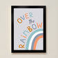 Over the Rainbow Art Print for kids by Hibou Home