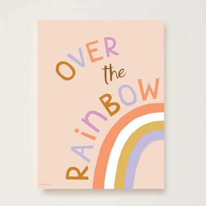 Over the Rainbow Art Print by Hibou Home
