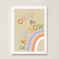 Over the Rainbow Kids Art Print by Hibou Home
