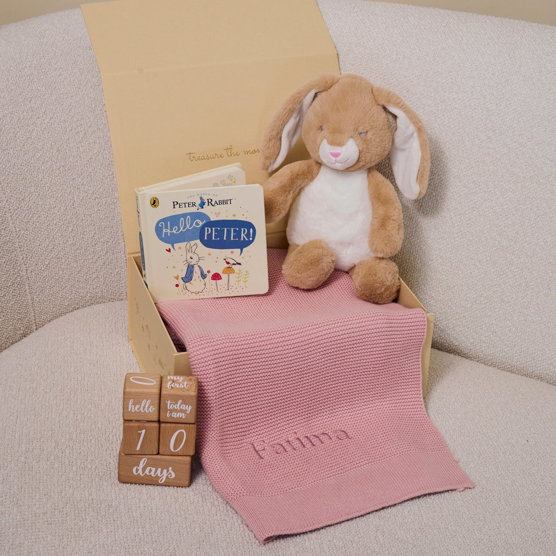 Hop & Learn Personalised Baby Gift Set by The Baby Gifting Co.