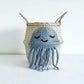 Bellybambino Blue Jellyfish Seagrass Basket - Small