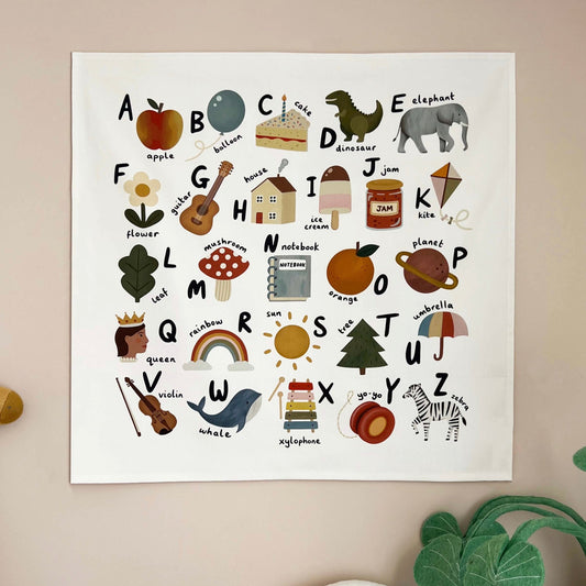 Kid of the Village Alphabet Wall Hanging