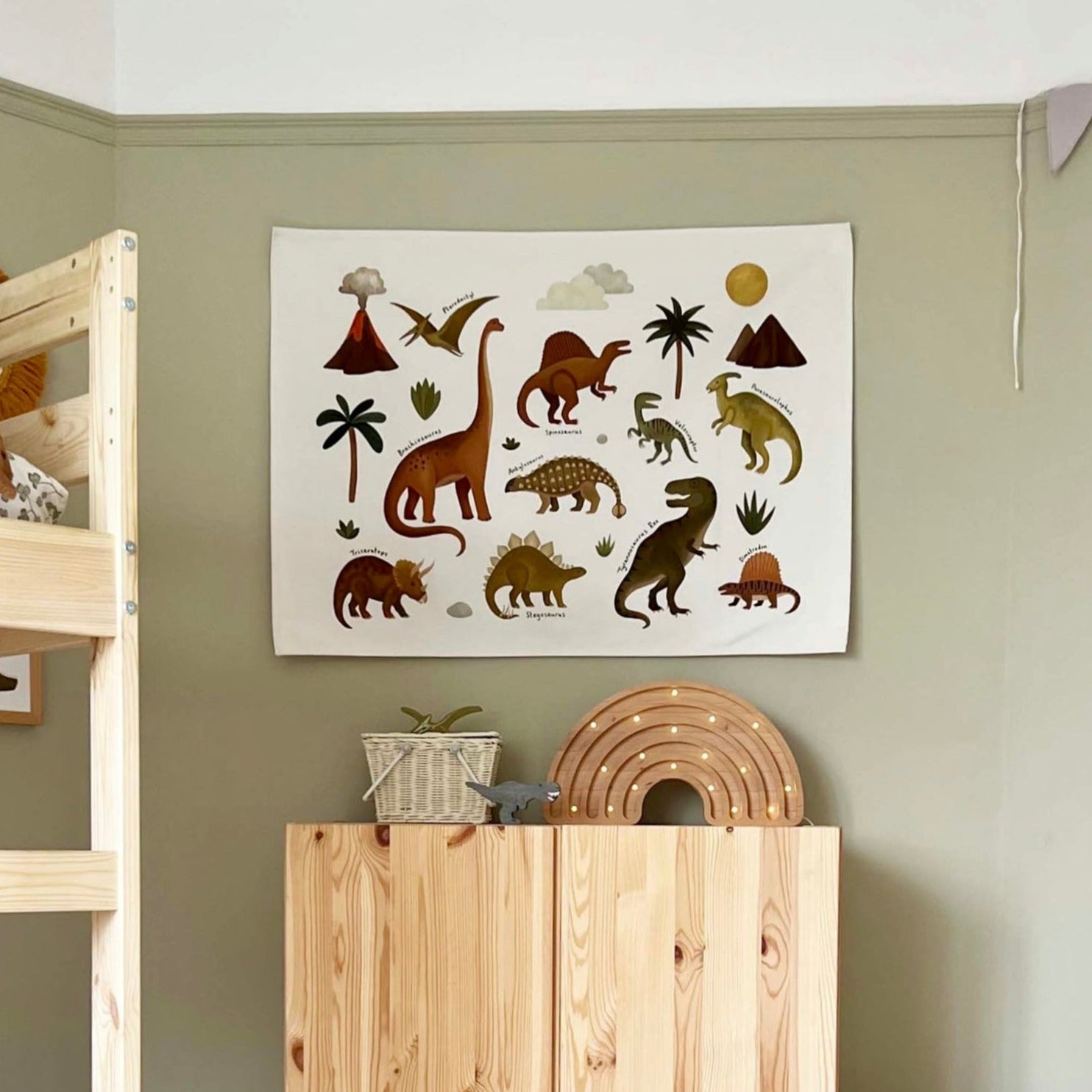 Kid of the Village Dinosaur Wall Hanging - Large