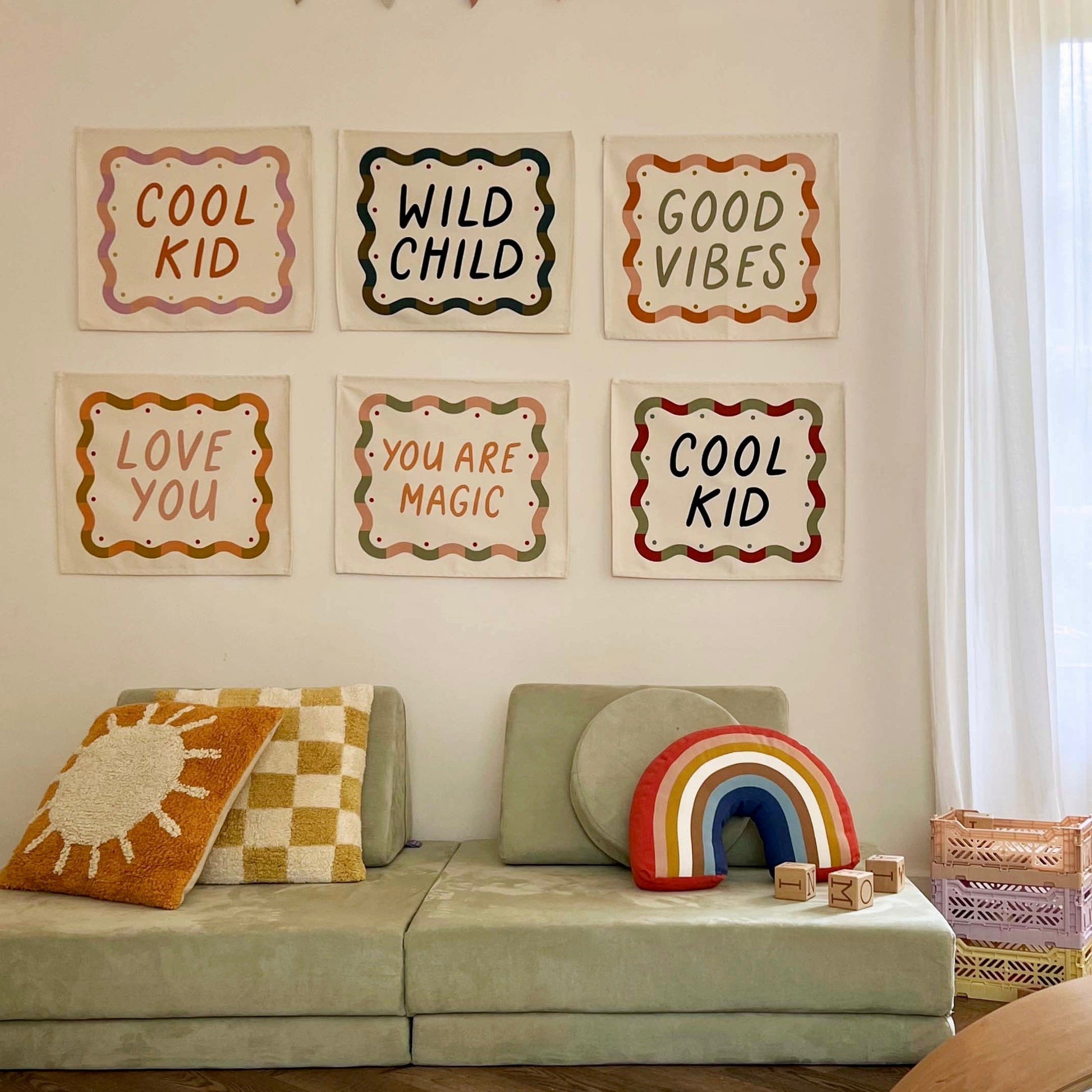 Kid of the Village Cool Kid Banner - Black