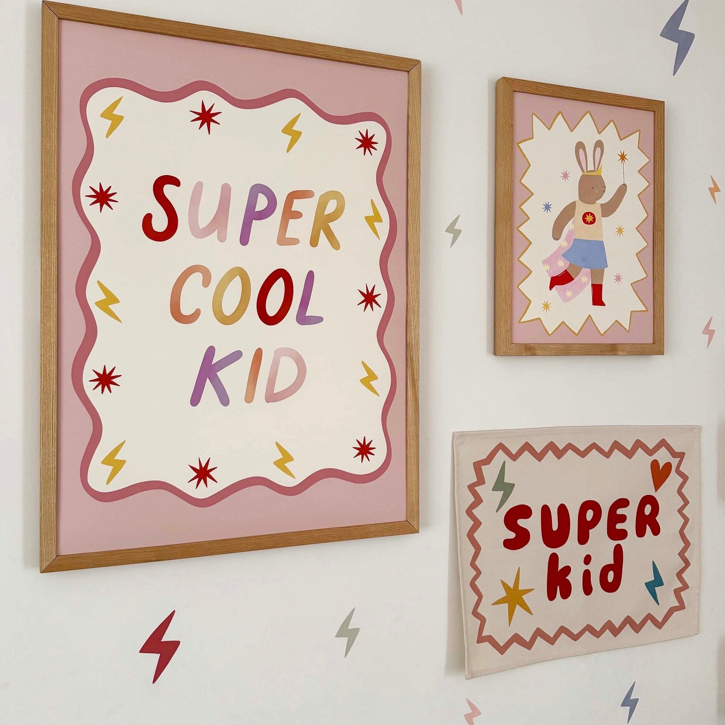 Kid of the Village Super Kid Wall Banner - Red