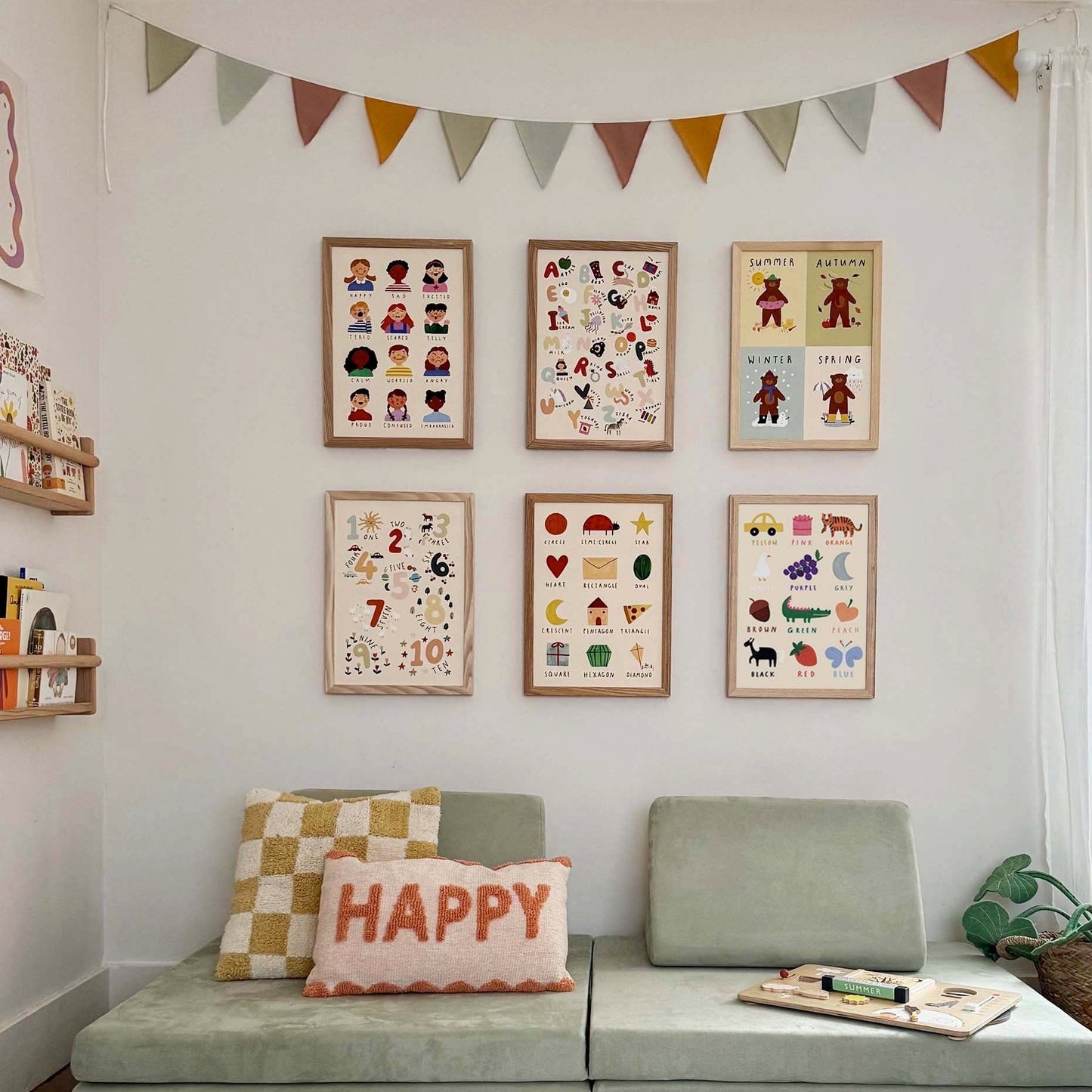 Kid of the Village Counting Art Print
