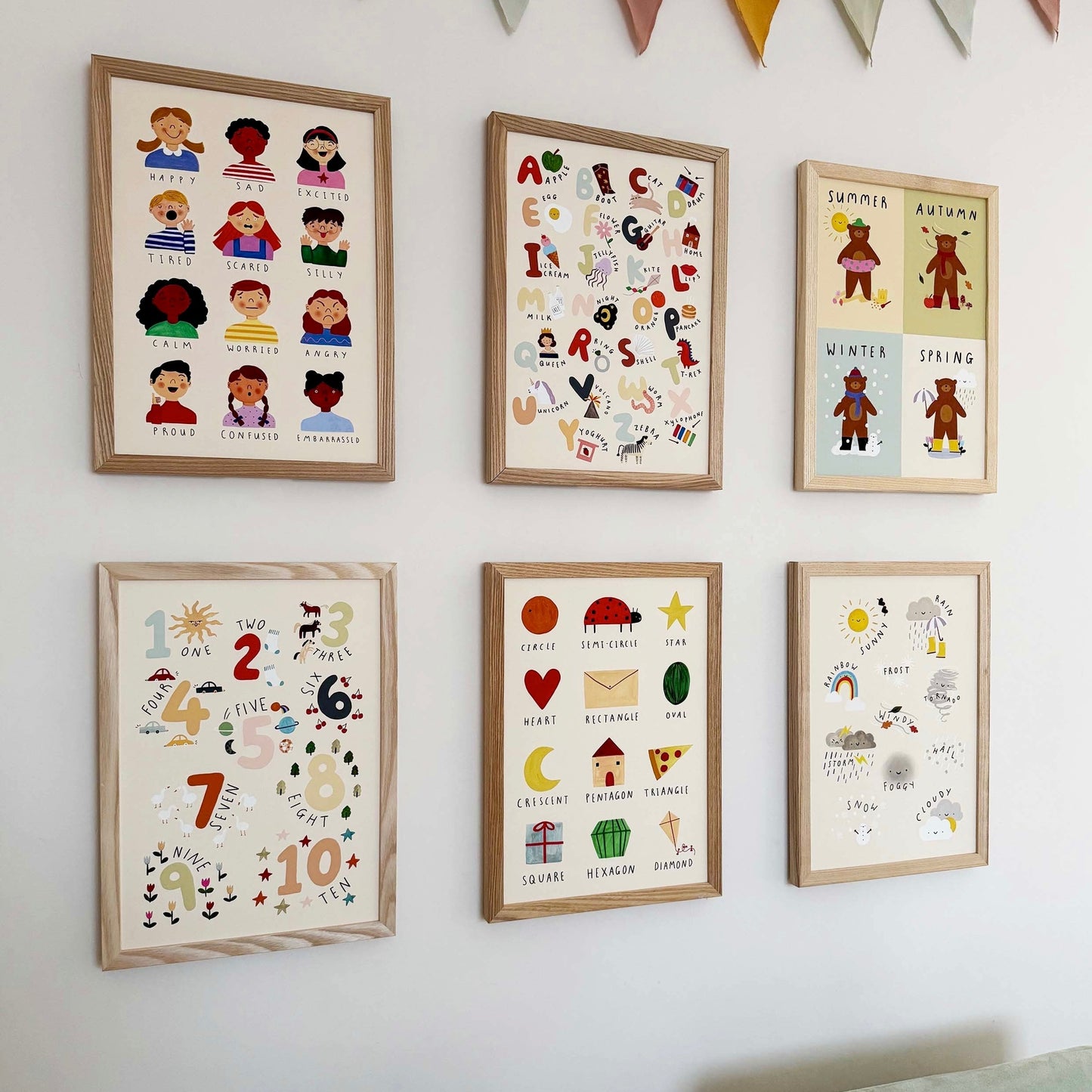 Kid of the Village Shapes Art Print