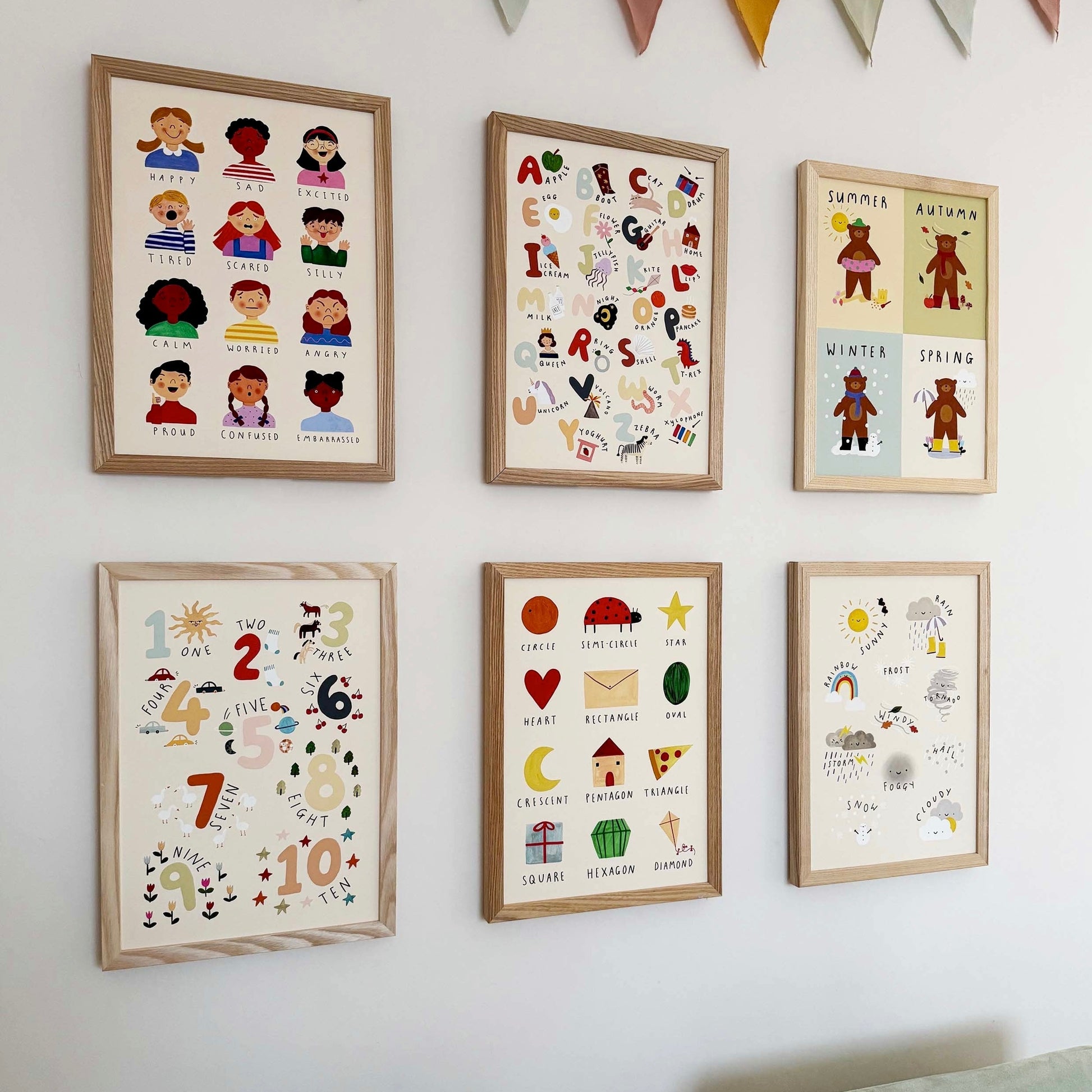 Kid of the Village Shapes Art Print