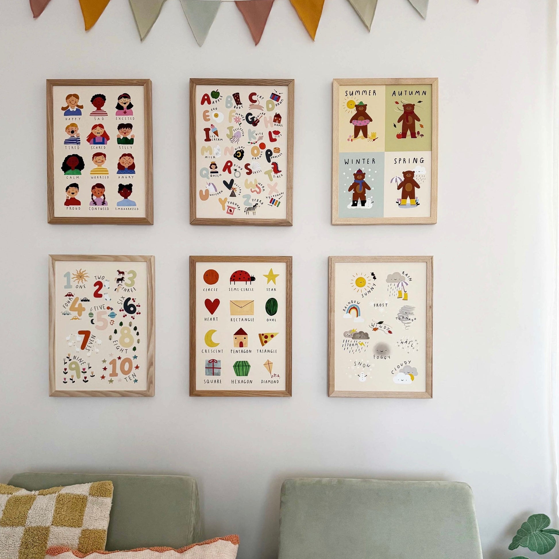Kid of the Village Shapes Art Print
