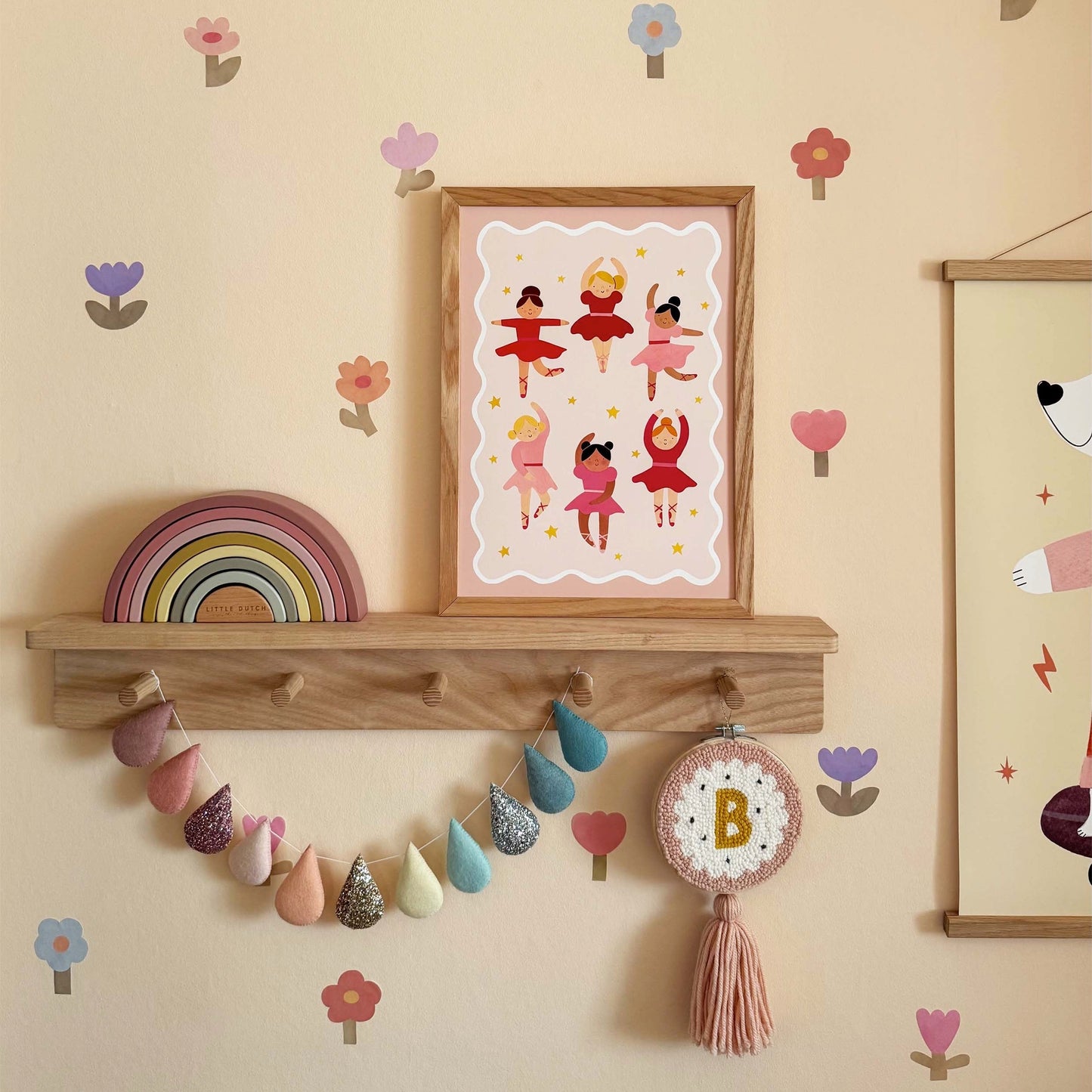 Kid of the Village Ballerinas Art Print