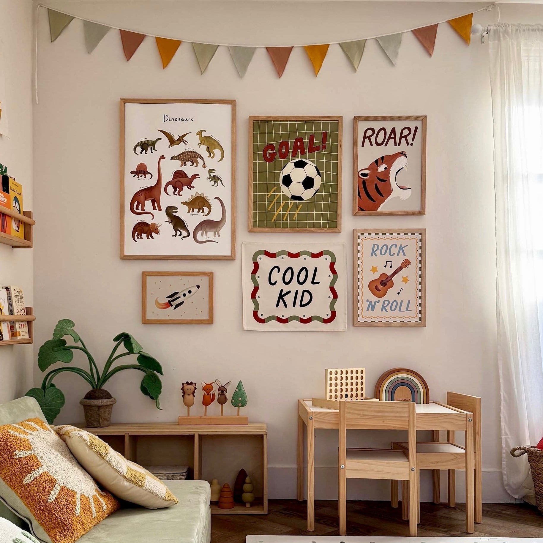 Kid of the Village Cool Kid Banner - Black