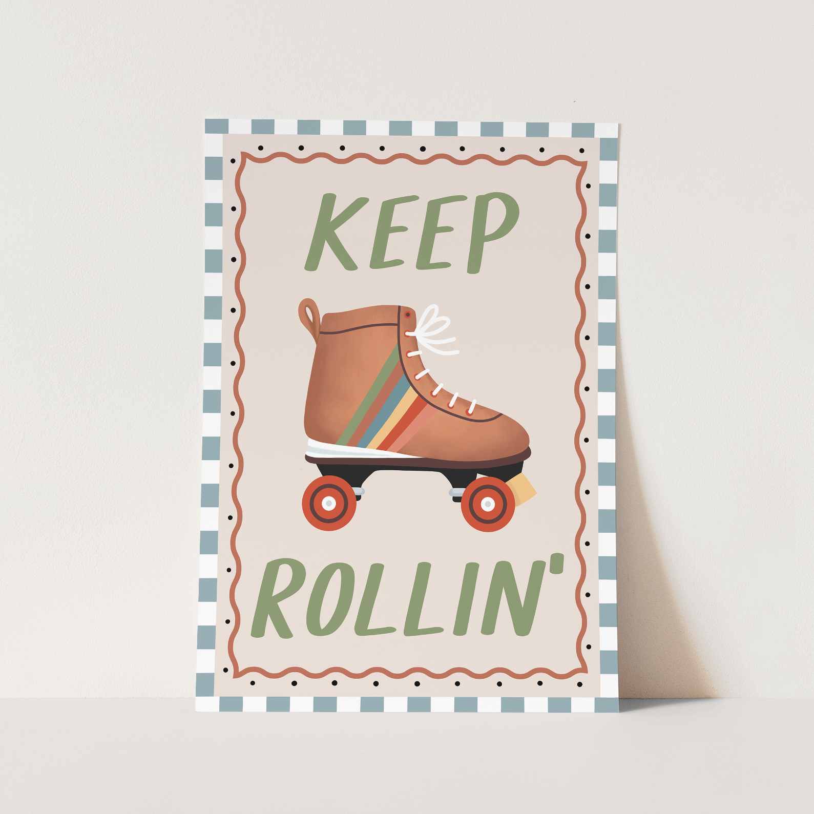 Kid of the Village Keep Rollin' Art Print