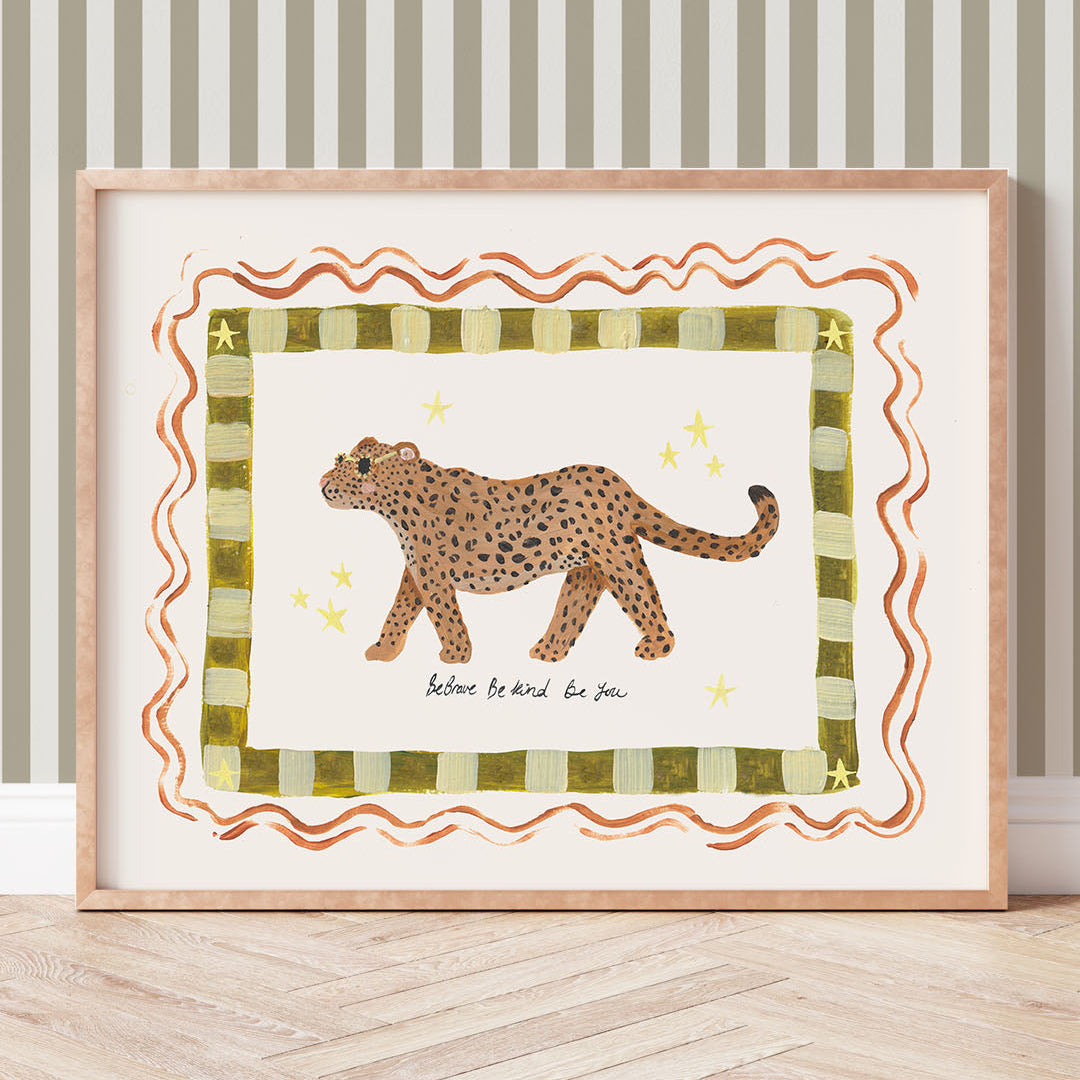 Lion & The Pear Be You - Jaguar Art Print