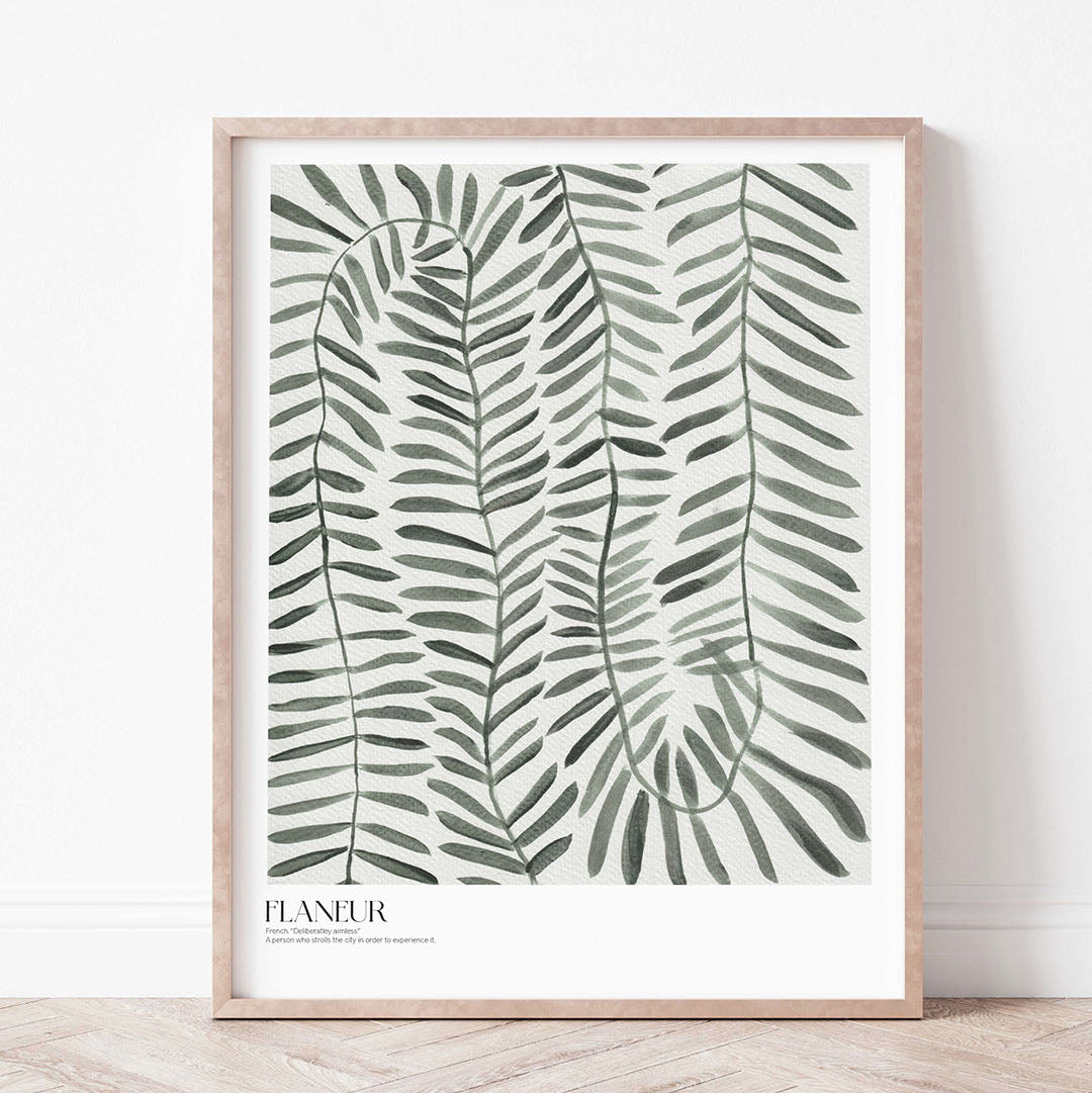 Lion & The Pear Flaneur - Nature Art Print