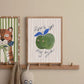 Lion & The Pear Apple Of My Eye Art Print
