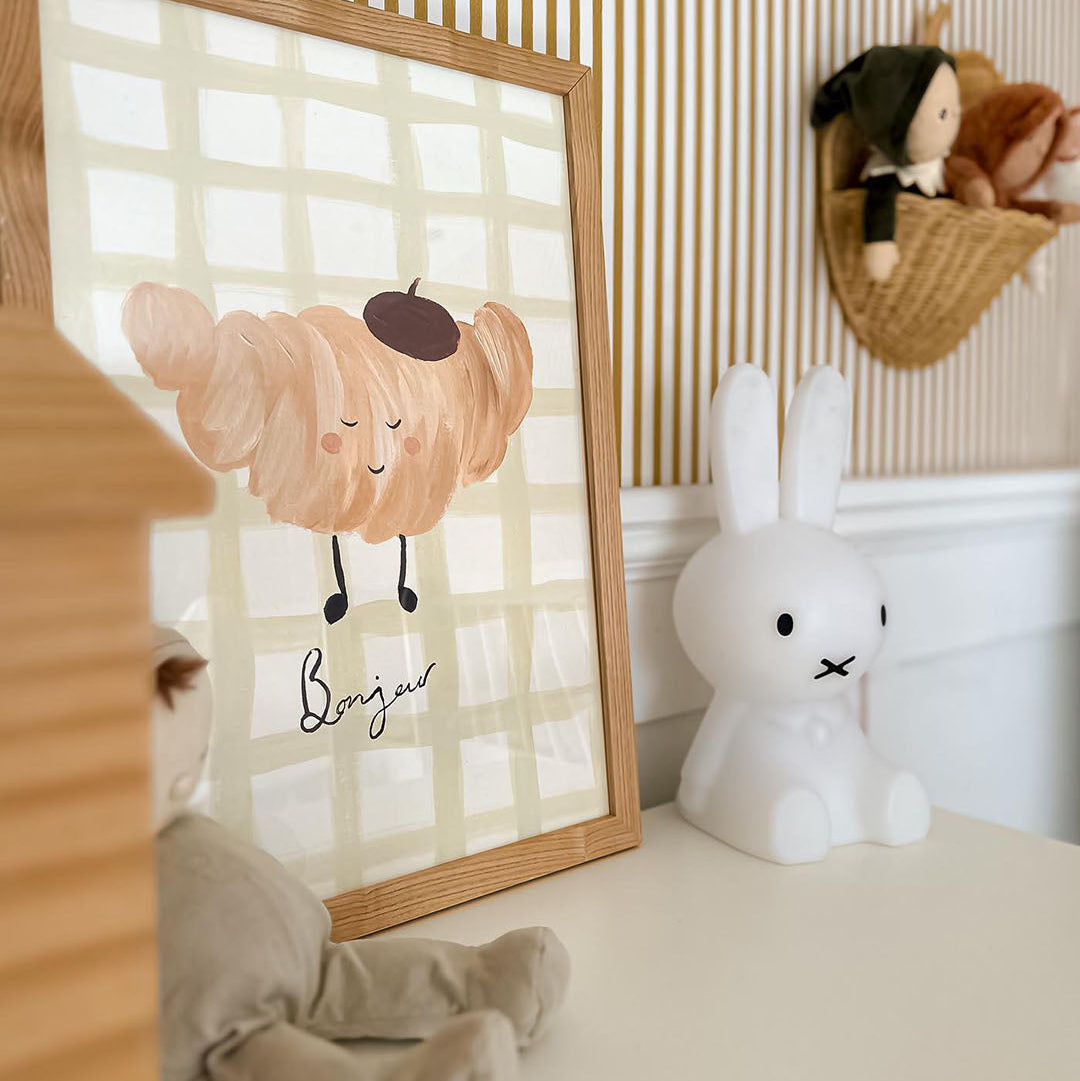 Lion & The Pear Croissant - Food Art Print
