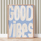 Lion & The Pear 'Good Vibes' Art Print