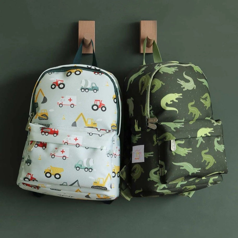 A Little Lovely Company Junior Backpack - Vehicles