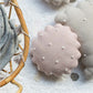 Lorena Canals Knitted Cushion - Round Biscuit (4 Colours Available)