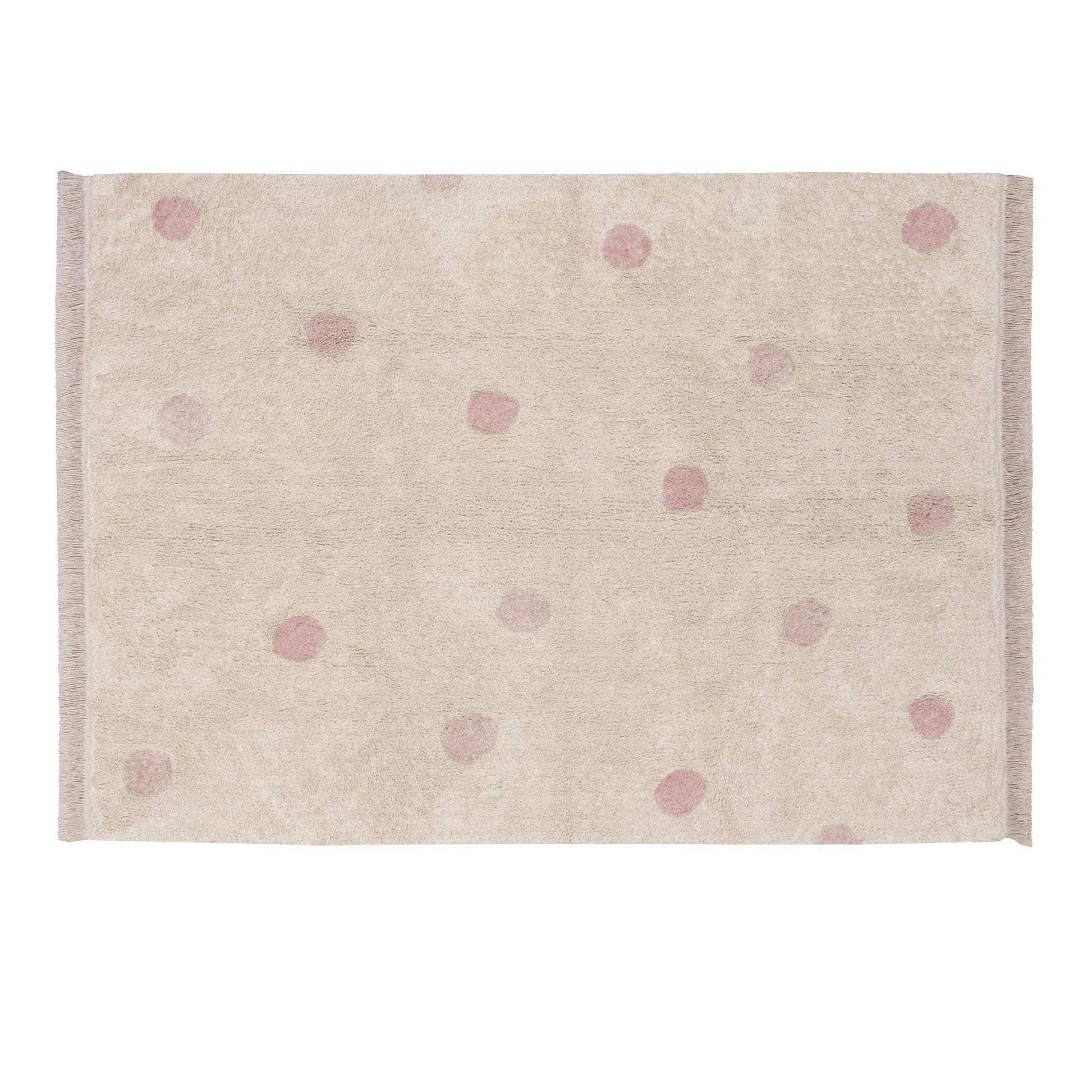 Lorena Canals Washable Rug - Hippy Dots Natural (3 Colours Available)