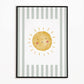 The Little Jones Sunshine Print - Green Stripes