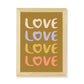 LOVE Kids Art Print by Hibou Home