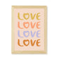 LOVE Art Print for Kids by Hibou Home