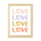 LOVE Kids Art Print by Hibou Home