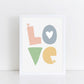 The Little Jones LOVE Print