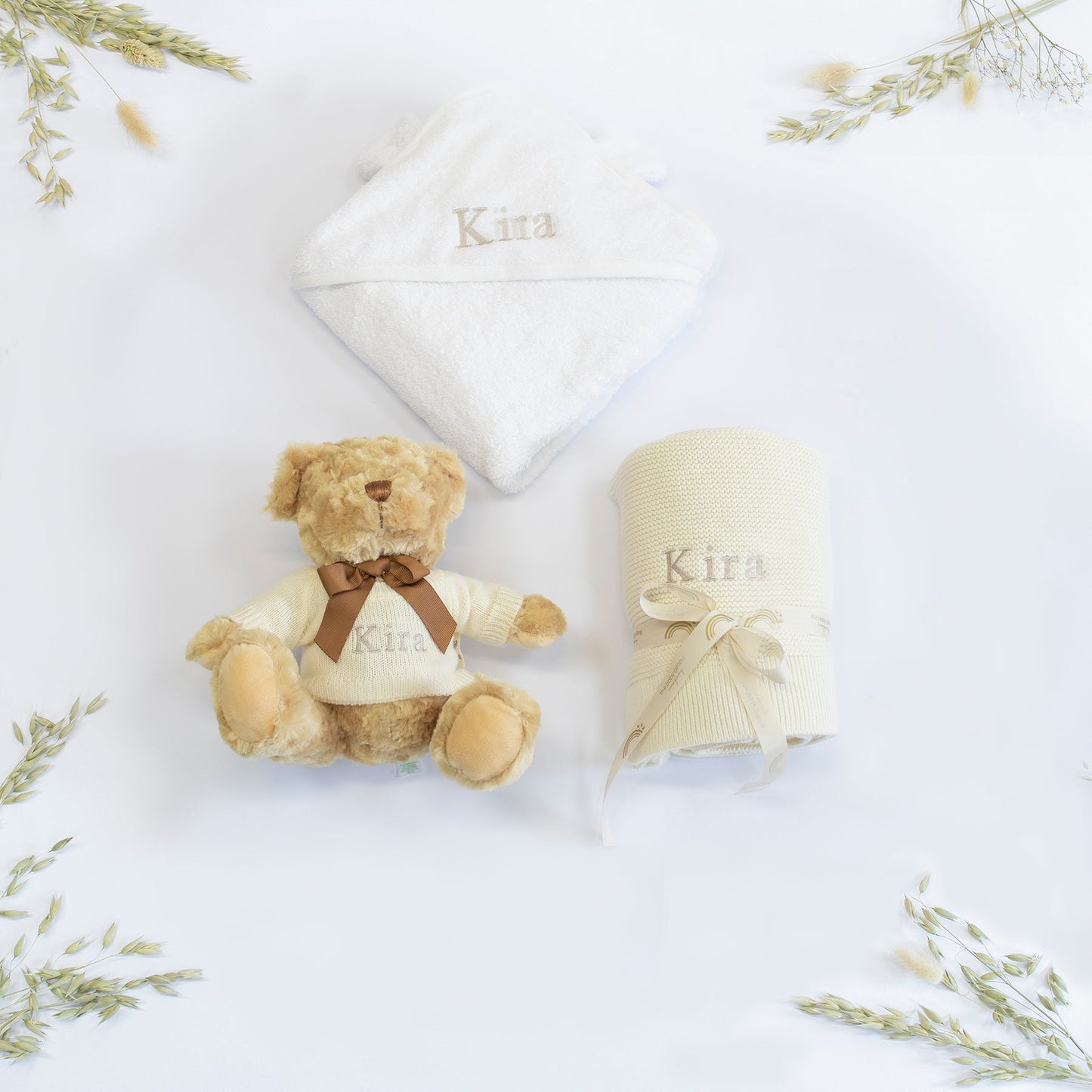 Welcome Little One Personalised Baby Gift Set by The Baby Gifting Co.