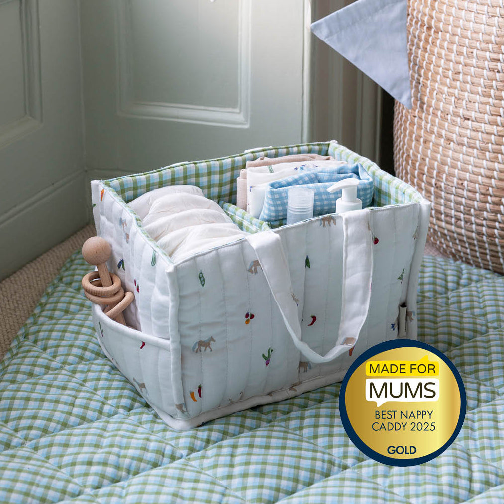 Avery Row Nappy Caddy - Little Farm
