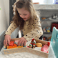 Bigjigs Wooden Meat & Fish Crate Playset