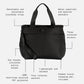 Finnsøn SIGRID Eco Changing Bag with Changing Mat - Black