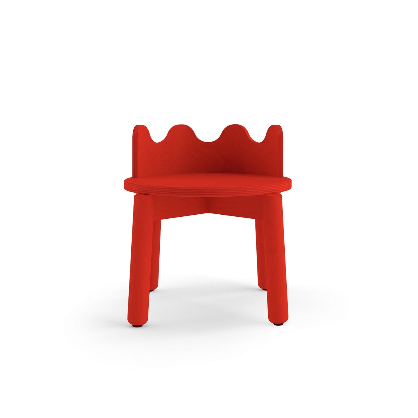 Oeuf NYC Moss Play Chairs - Set of 2 - Tomato