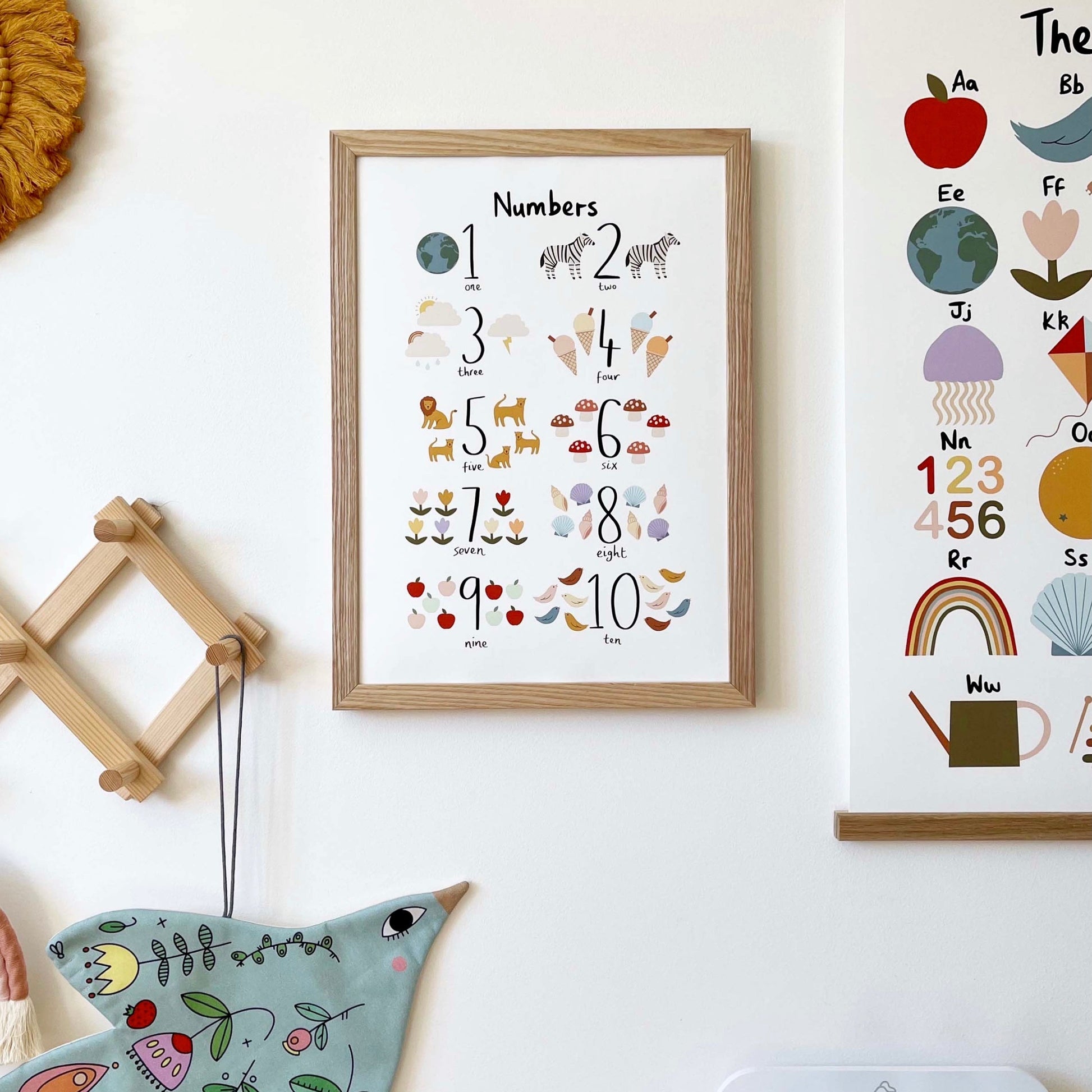 Kid of the Village Numbers Art Print