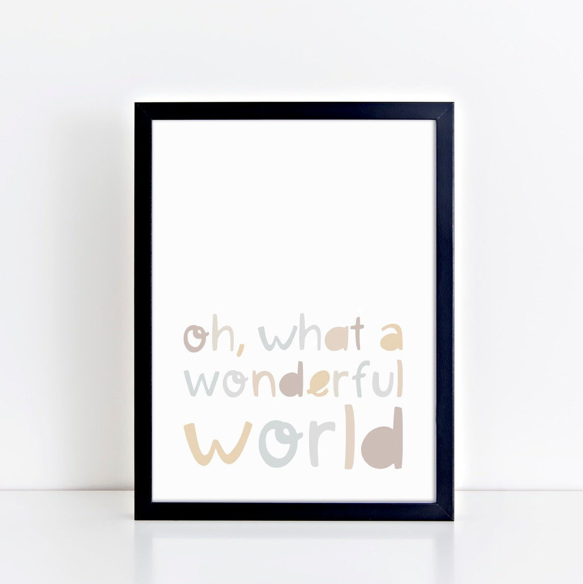 The Little Jones Oh, What A Wonderful World Print