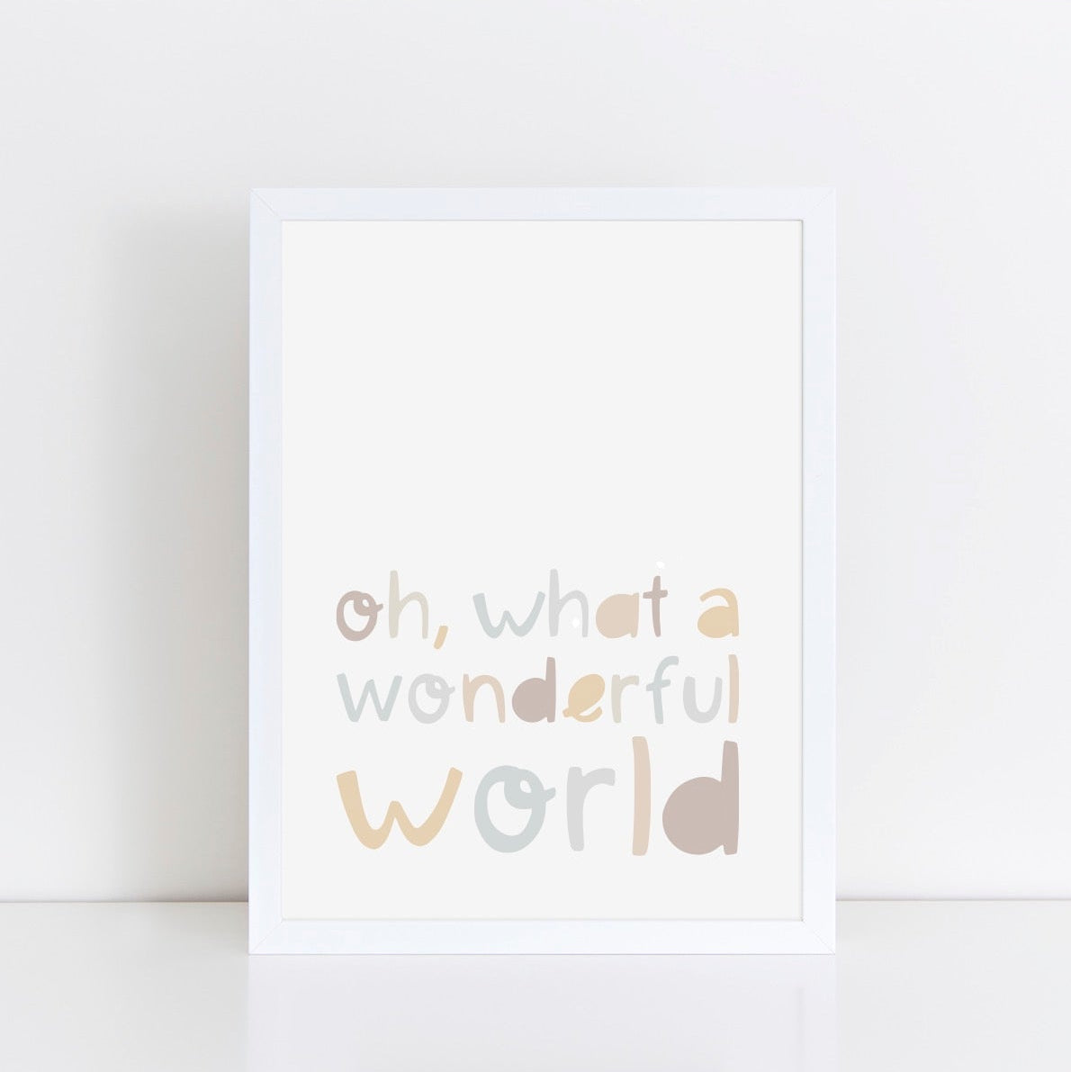The Little Jones Oh, What A Wonderful World Print
