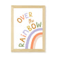 Over the Rainbow Kids Art Print by Hibou Home