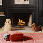 Lorena Canals Handloom Pouf - Maple Red
