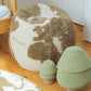 Lorena Canals Pouf - Rugcycled - World Map