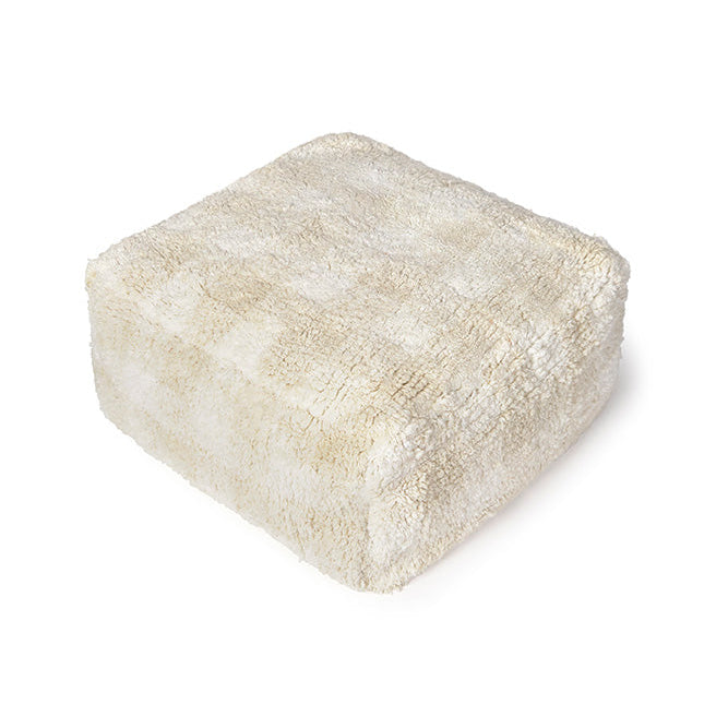 Lorena Canals Pouf - Vichy Ivory