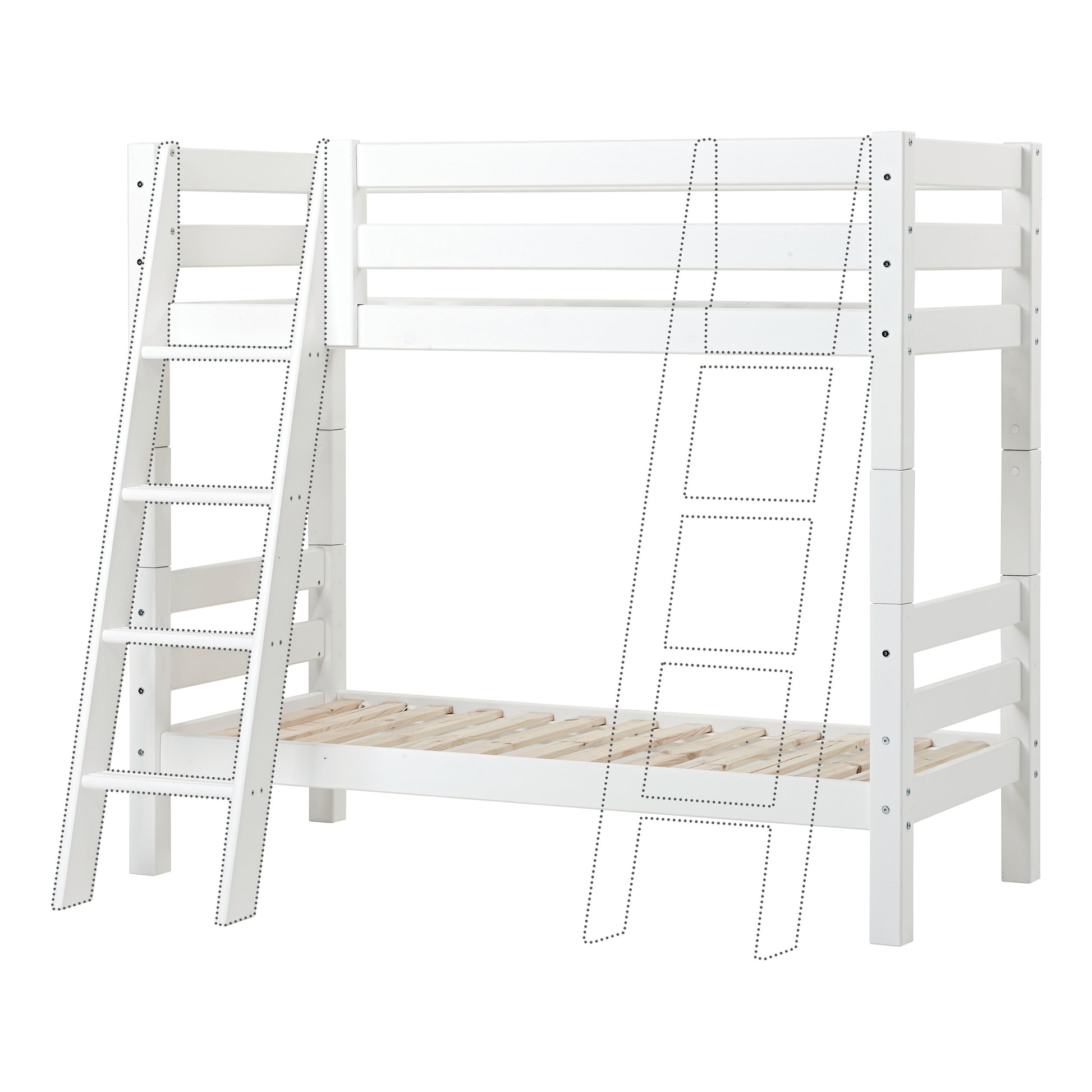 Hoppekids Eco Luxury Bunk Bed - White